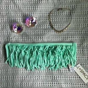 l*space dolly knotted fringe top — small